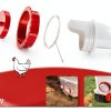 Longpo Chicken Feeder Port Kit Automatic Poultry Feeding-6