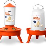 Chick Feeder Waterer Eggluuz Adjustable Orange-0
