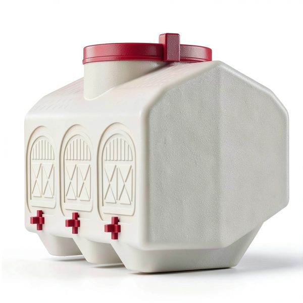 OverEZ Chicken Waterer 12 Gallon Durable Drip Free System-3