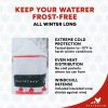 RentACoop Heated Strap Poultry Waterer Frost Free Winter-1