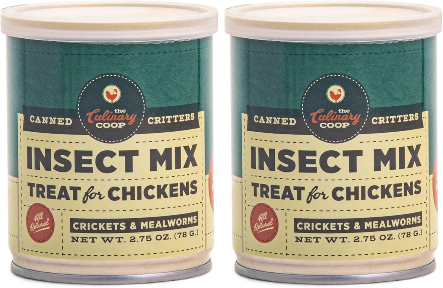 Fluker's chicken treats package with soldierworms and crickets