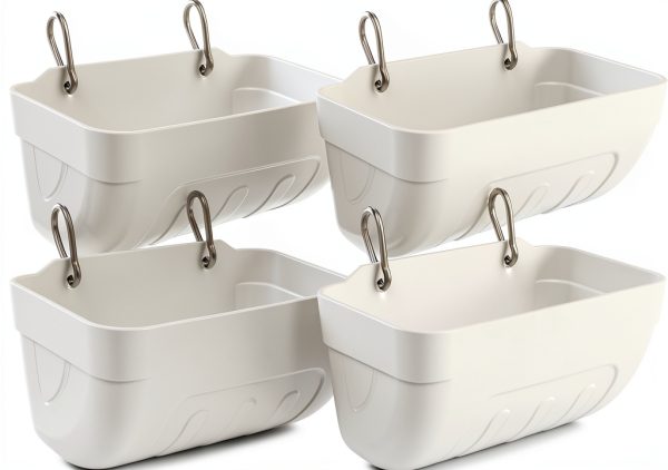 Tiflev Goat Feeder Hanging Large Capacity Mess Free Design-0