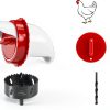 Longpo Chicken Feeder Port Kit Automatic Poultry Feeding-5