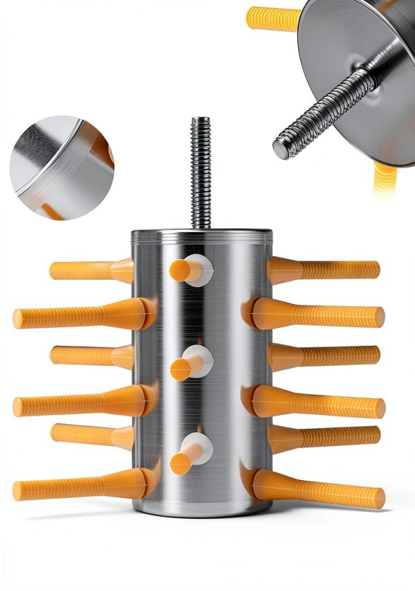 YardYield Chicken Plucker Rubber Fingers Stainless Steel-4