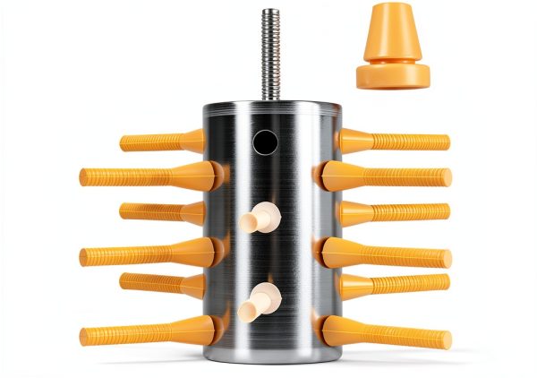 YardYield Chicken Plucker Rubber Fingers Stainless Steel-5