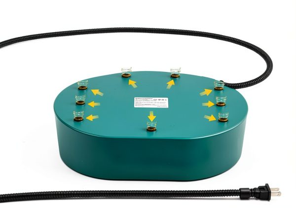 GHWMYD Heated Poultry Waterer 3.7L Winterproof Farmyard-5