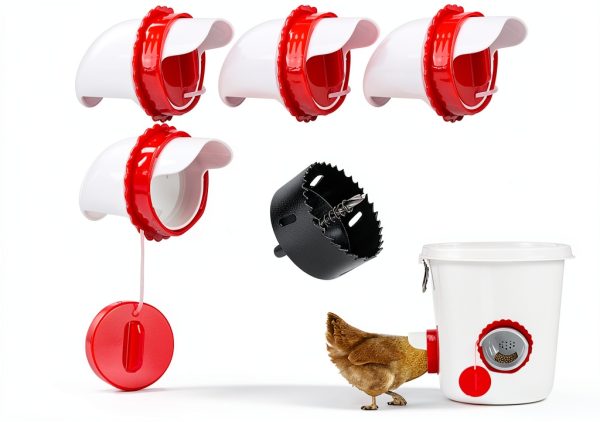 Longpo Chicken Feeder Port Kit Automatic Poultry Feeding-0