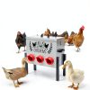 TGEYD Galvanized Chicken Feeder 30LB 6 Ports Poultry-4