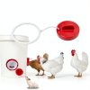 Longpo Chicken Feeder Port Kit Automatic Poultry Feeding-4