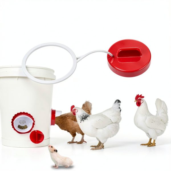 Longpo Chicken Feeder Port Kit Automatic Poultry Feeding-4