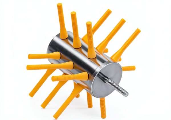 YardYield Chicken Plucker Rubber Fingers Stainless Steel-1