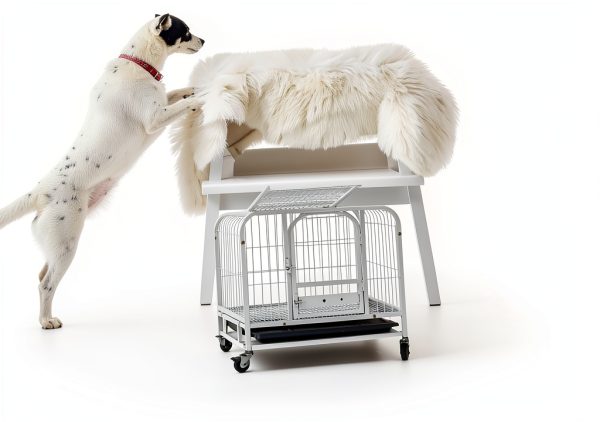 FONDOTIN Dog Crate Tray Durable Plastic 12+-5