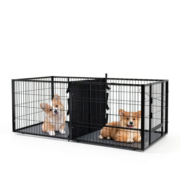 Dog Crate Divider YeeBeny Foldable Oxford Design-3