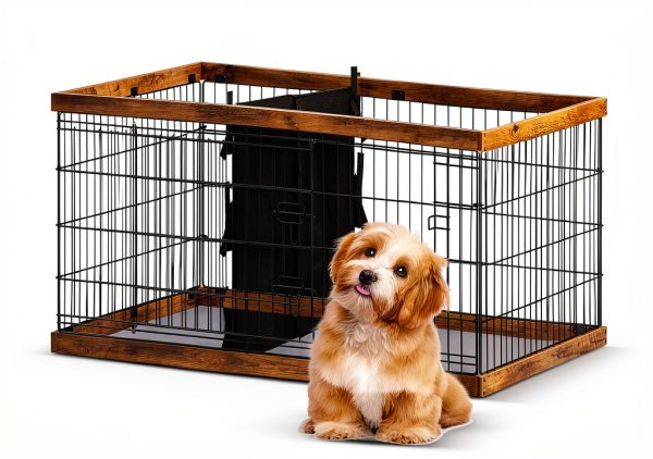 Dog Crate Divider YeeBeny Foldable Oxford Design-4