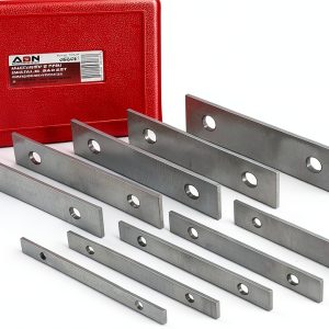 ABN Machinist Thin Parallel Bars 20-Piece Tool Set 1/8 x 6 Inch Silver-0