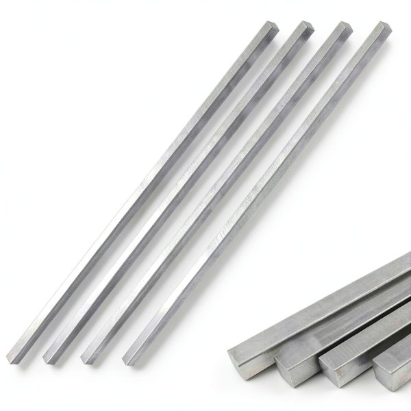 DUGJUB Square Steel Bar 1/4" x 12" – 4 Pack Cold Rolled-0