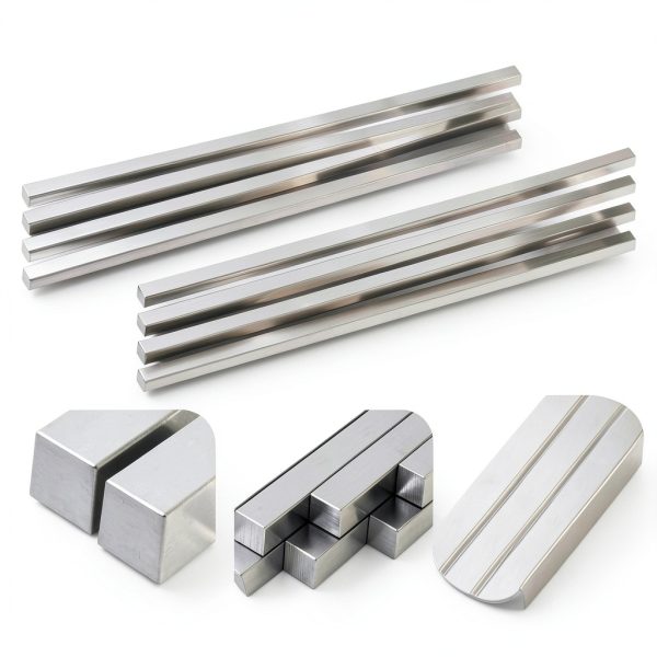 8 Pcs Square Steel Rods Dojomadf Rolled Dark Gray-2