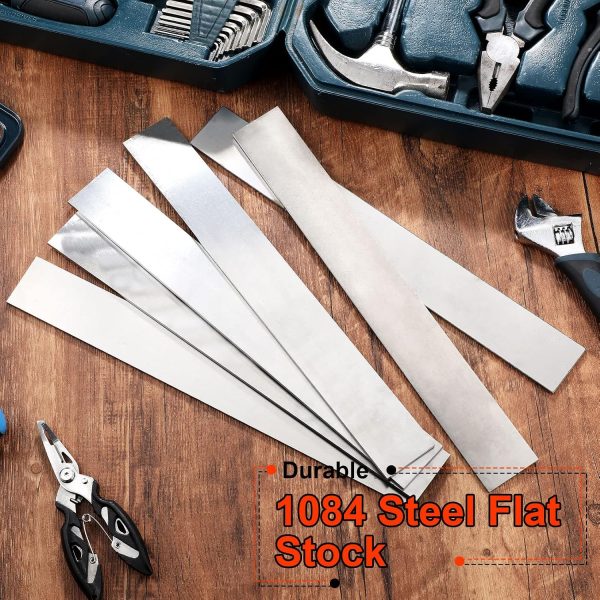 1084 Steel 6 Pack Flat Bars for Knife Making by Amyhill 1/8" x 1-1/2"-4