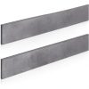 Hicarer 2 Pcs 2 x 1/4 x 12 Inch Steel Flat Bar Metal Stock Hot Rolled Steel Plate Solid Plain Metal Flat Bar Stock-0