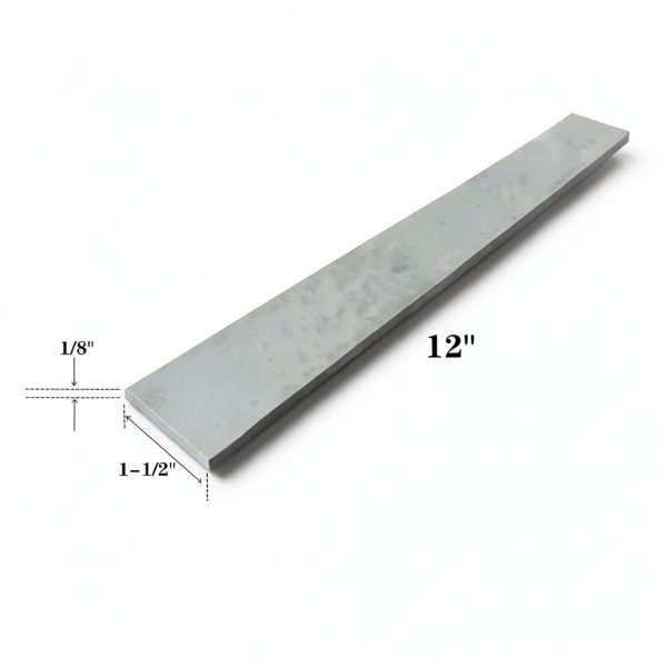 1095 steel flat stock XIOBTQT high carbon 4 pack 12x1.5in Bars-1