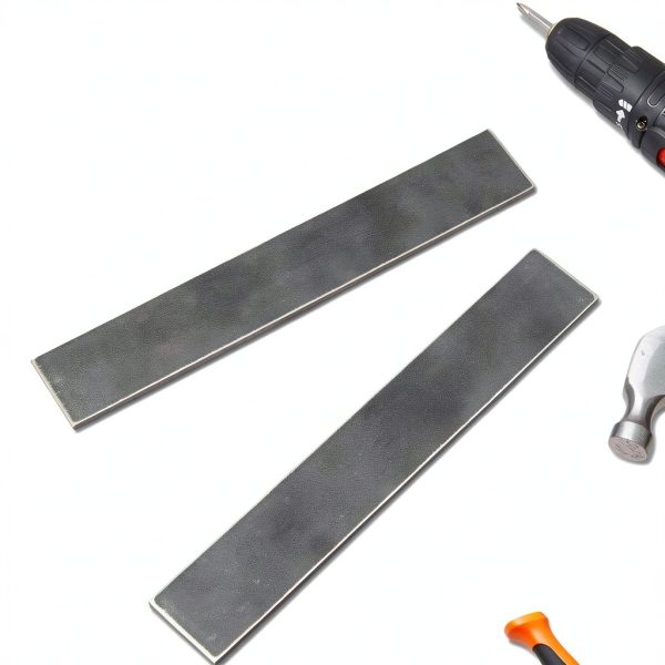Hicarer 2 Pcs 2 x 1/4 x 12 Inch Steel Flat Bar Metal Stock Hot Rolled Steel Plate Solid Plain Metal Flat Bar Stock-6