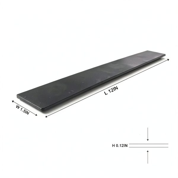 15N20 Steel Flat Stock Bar - 12"x1.5"x0.12" Knife Making Steel Supplies for Knife Blanks, Blacksmithing, Bladesmithing, Forging (8pcs)-2